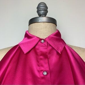 AZI Fuchsia Sleeveless Blouse in size Medium